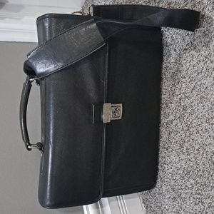 Black Leather brief case